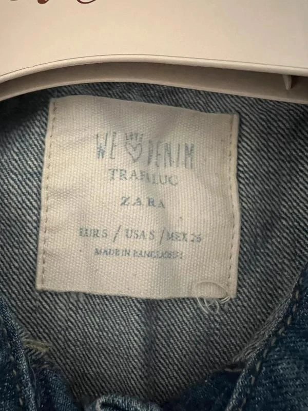 Zara Trafaluc spijkerjack met versleten effect – photo 4